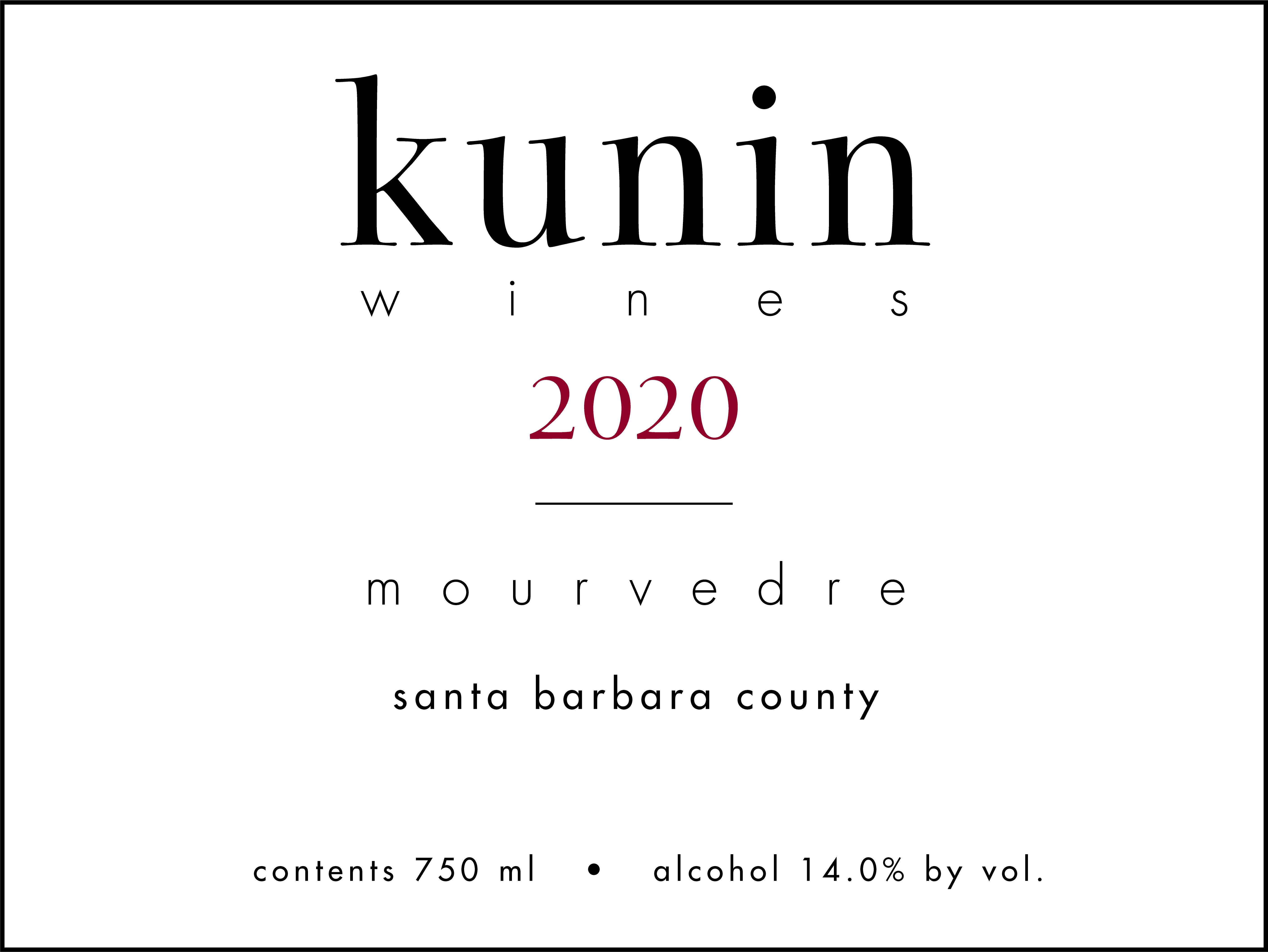 Product Image for 2020 Mourvedre Santa Barbara County
