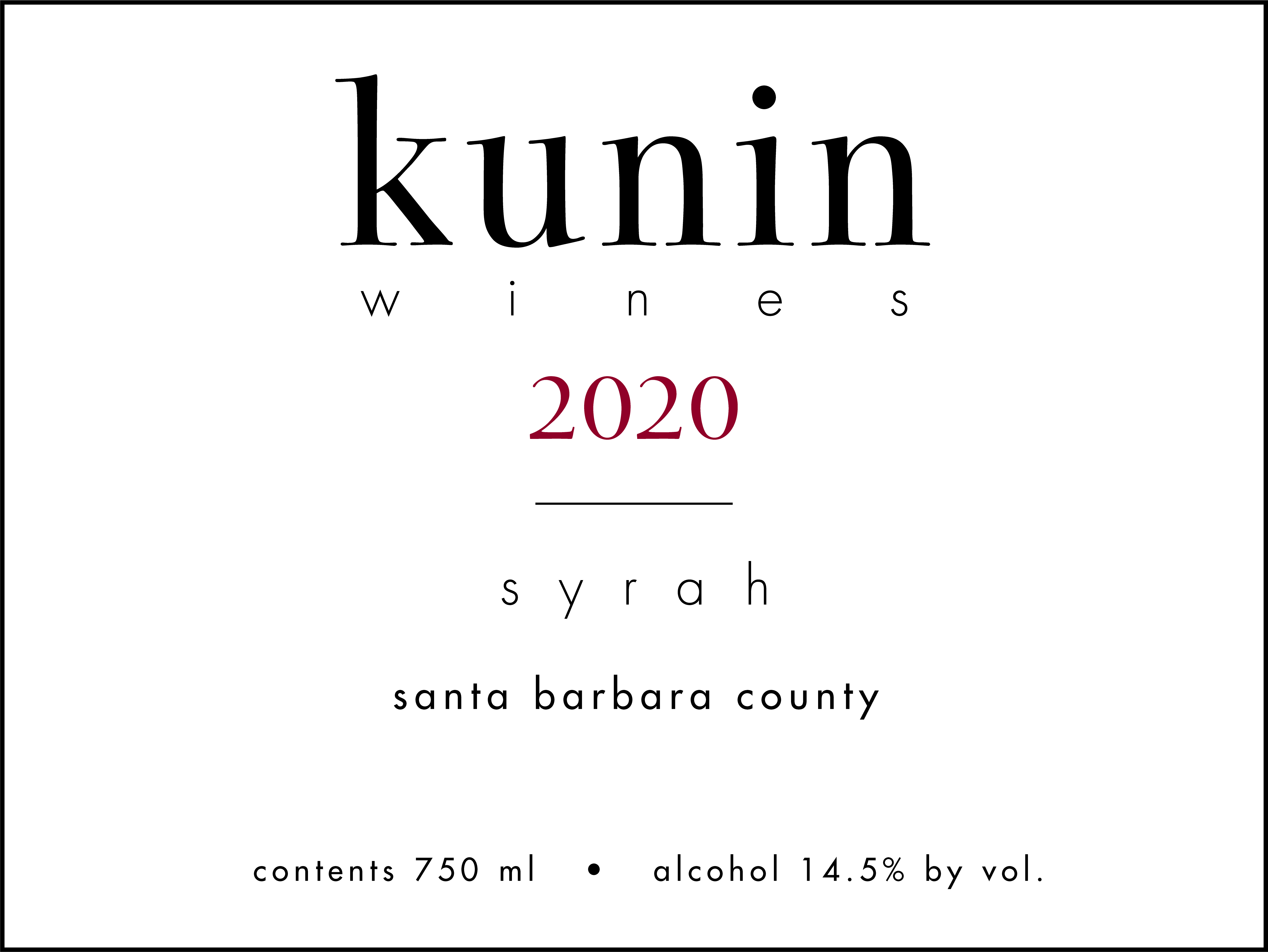 Product Image for 2020 Syrah Santa Barbara County